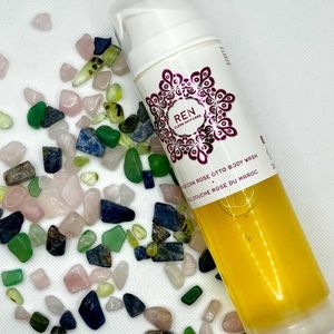 REN SKINCARE MOROCCAN ROSE OTTO GEL BODY WASH new nwot 6.8 oz full size